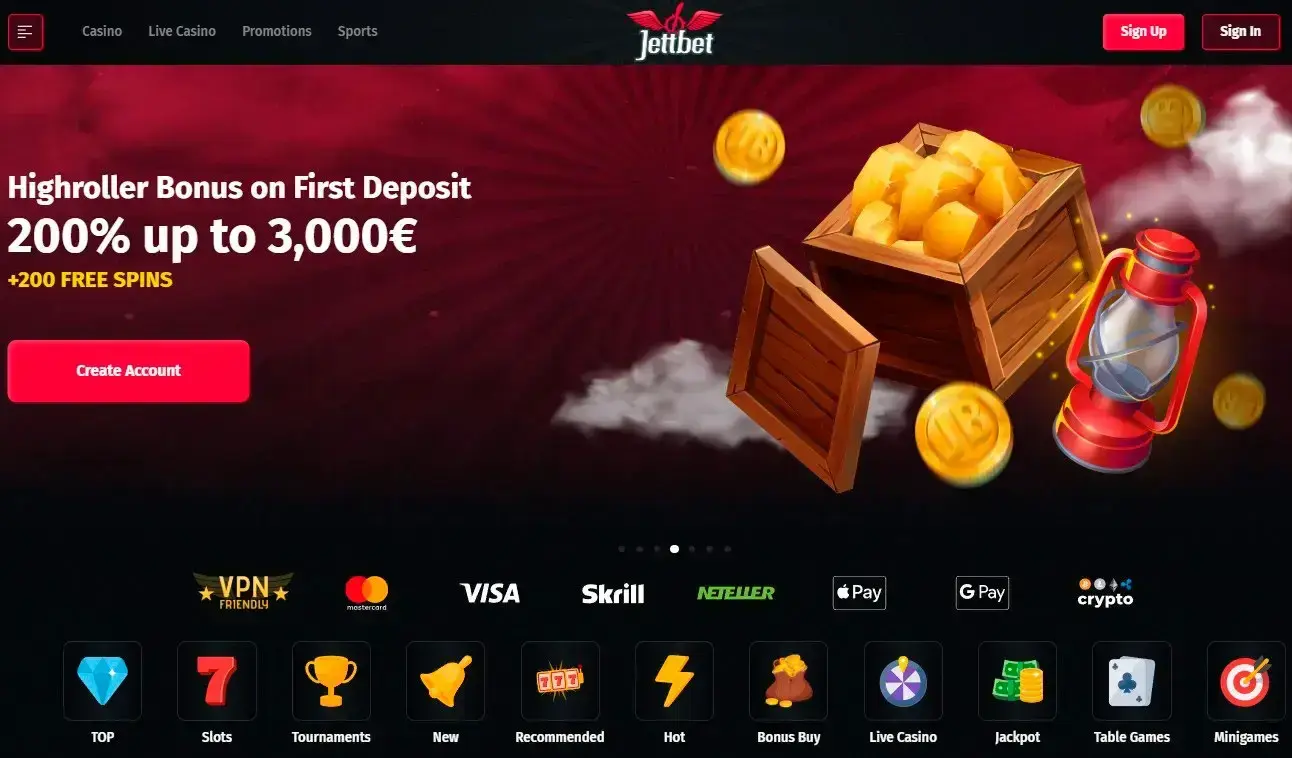 JettBet No Deposit Bonus Codes & Free Spins image 1