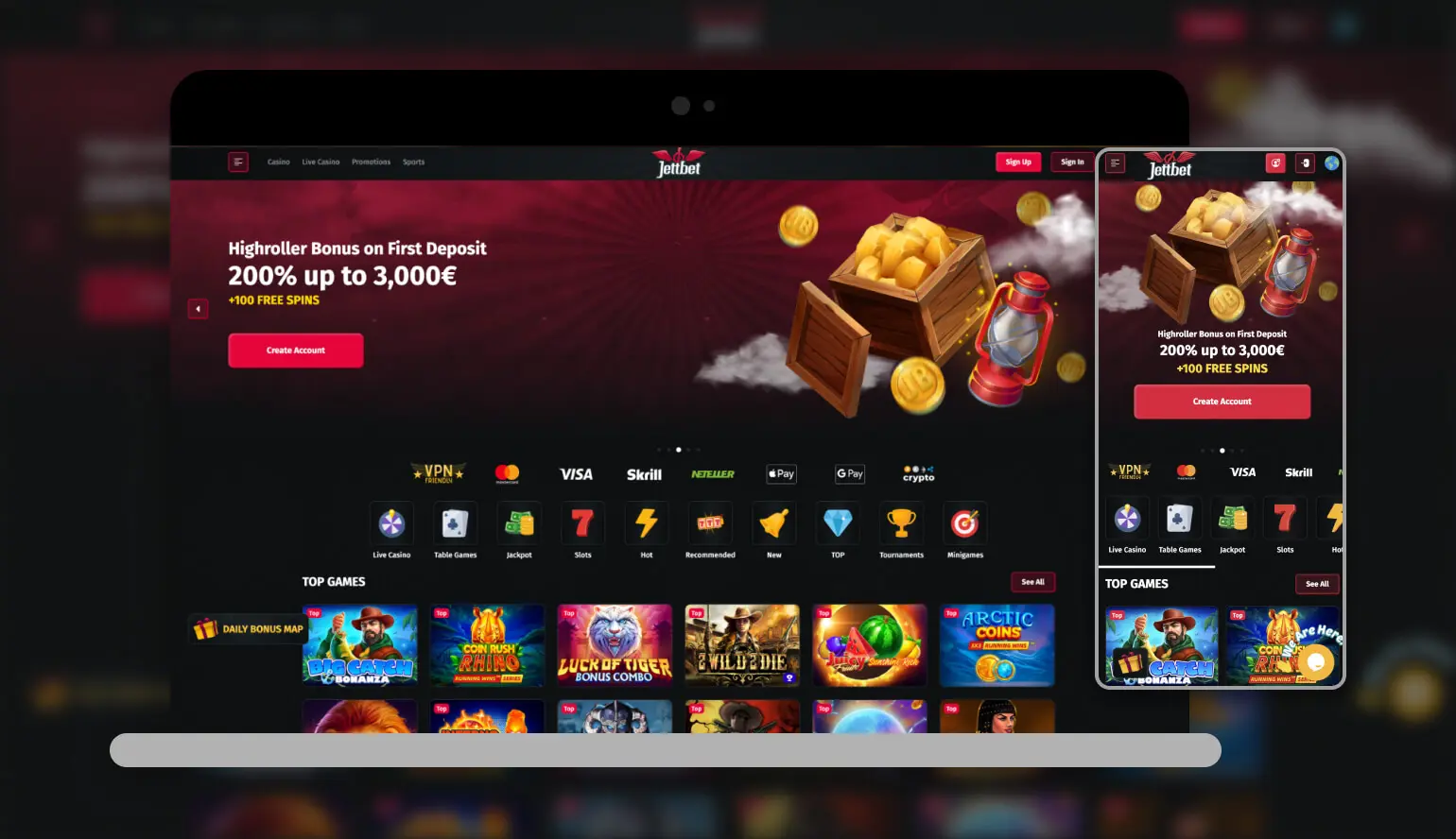 JettBet Login or Sign Up to Start Playing Online image 3